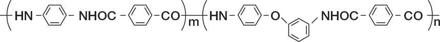 Chemical structural formula of Technora®